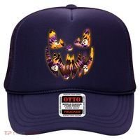 Halloween Tie Dye Jackolantern Face Hat thumb 0