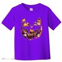 Halloween Tie Dye Jackolantern Face Toddler T-Shirt thumb 0