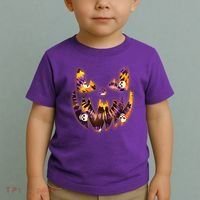 Halloween Tie Dye Jackolantern Face Toddler T-Shirt thumb 2