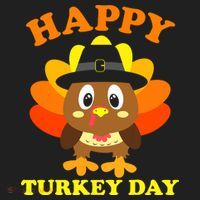 Happy Turkey Day, Cute Little Pilgrim Gift Thanksgiving Women's Sweatshirt thumb 2