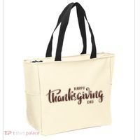 Happy Thanksgiving Day Holiday Tote Bag thumb 2