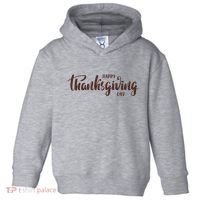 Happy Thanksgiving Day Holiday Toddler Hoodie thumb 0