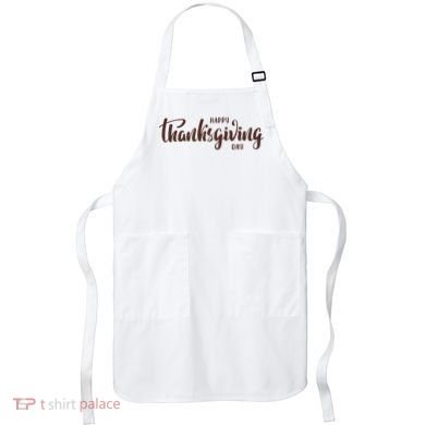 Happy Thanksgiving Day Holiday Apron