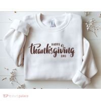 Happy Thanksgiving Day Holiday Sweatshirt thumb 2