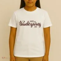 Happy Thanksgiving Day Holiday T-Shirt thumb 4