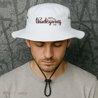 Happy Thanksgiving Day Holiday Bucket Hat thumb 2