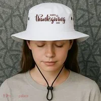 Happy Thanksgiving Day Holiday Bucket Hat thumb 3