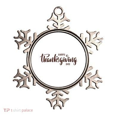 Happy Thanksgiving Day Holiday Ornament