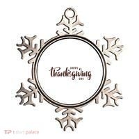 Happy Thanksgiving Day Holiday Ornament thumb 0