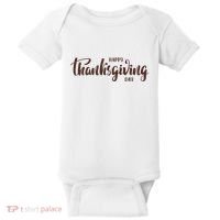Happy Thanksgiving Day Holiday Baby Bodysuit thumb 0