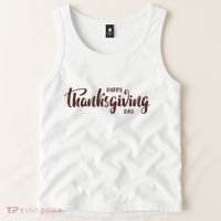 Happy Thanksgiving Day Holiday Tank Top thumb 2