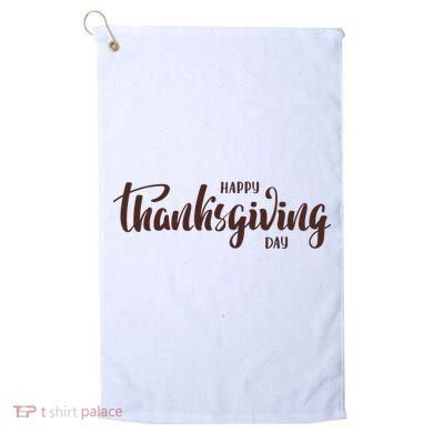 Happy Thanksgiving Day Holiday Golf Towel