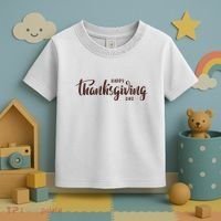 Happy Thanksgiving Day Holiday Toddler T-Shirt thumb 3