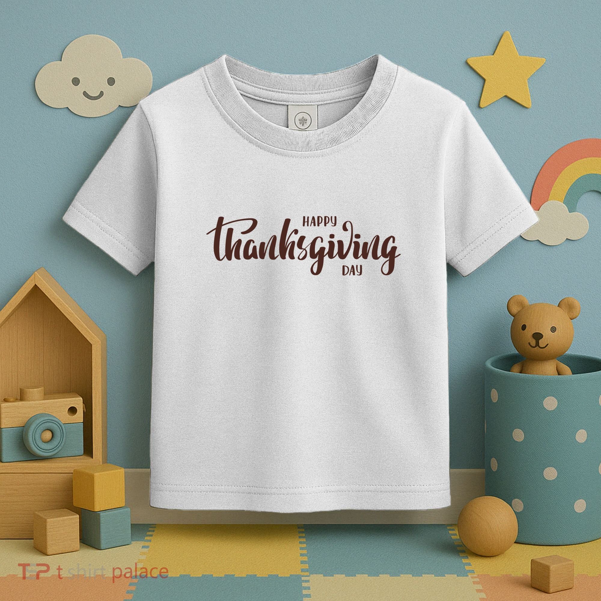 Happy Thanksgiving Day Holiday Toddler T-Shirt