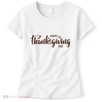 Happy Thanksgiving Day Holiday Women's T-Shirt thumb 0