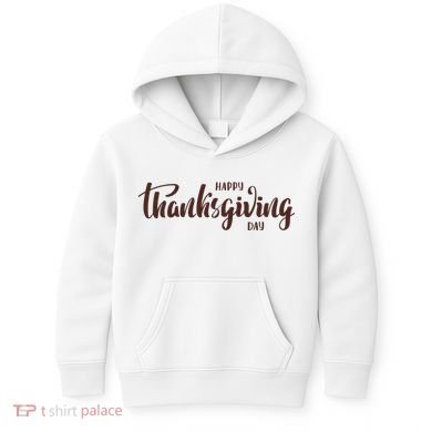 Happy Thanksgiving Day Holiday Kids Hoodie
