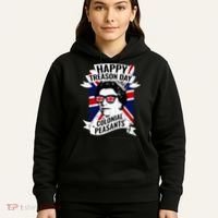 Happy Treason Day Funny Queen Elizabeth 4th Of July Hoodie thumb 5