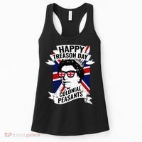 Happy Treason Day Funny Queen Elizabeth 4th Of July Women's Tank Top thumb 0