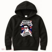 Happy Treason Day Funny Queen Elizabeth 4th Of July Kids Hoodie thumb 0