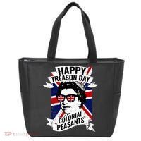 Happy Treason Day Funny Queen Elizabeth 4th Of July Tote Bag thumb 0