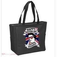 Happy Treason Day Funny Queen Elizabeth 4th Of July Tote Bag thumb 2