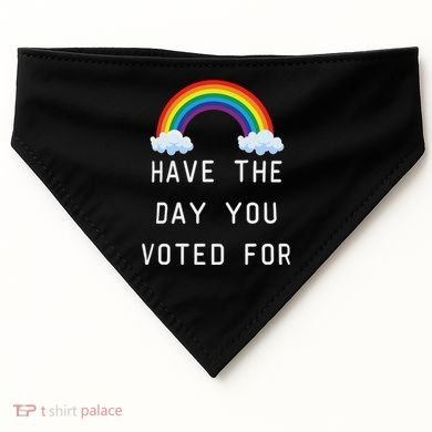 Have The Day You Voted For USA-Made Doggie Bandana