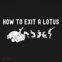 How To Exit A Lotus Racing Car Funny Joke Autocross Drag Gift Coaster thumb 2