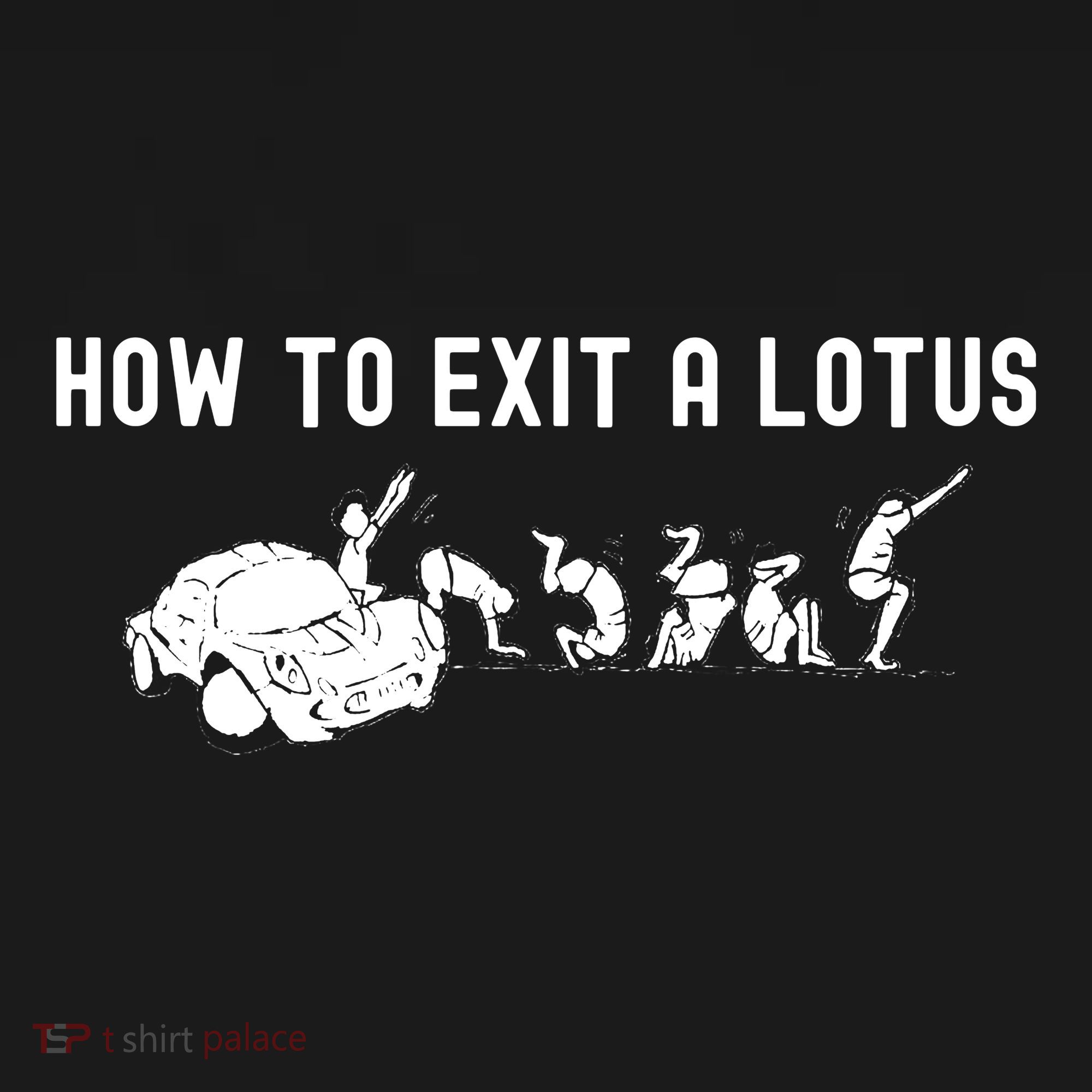 How To Exit A Lotus Racing Car Funny Joke Autocross Drag Gift Coaster