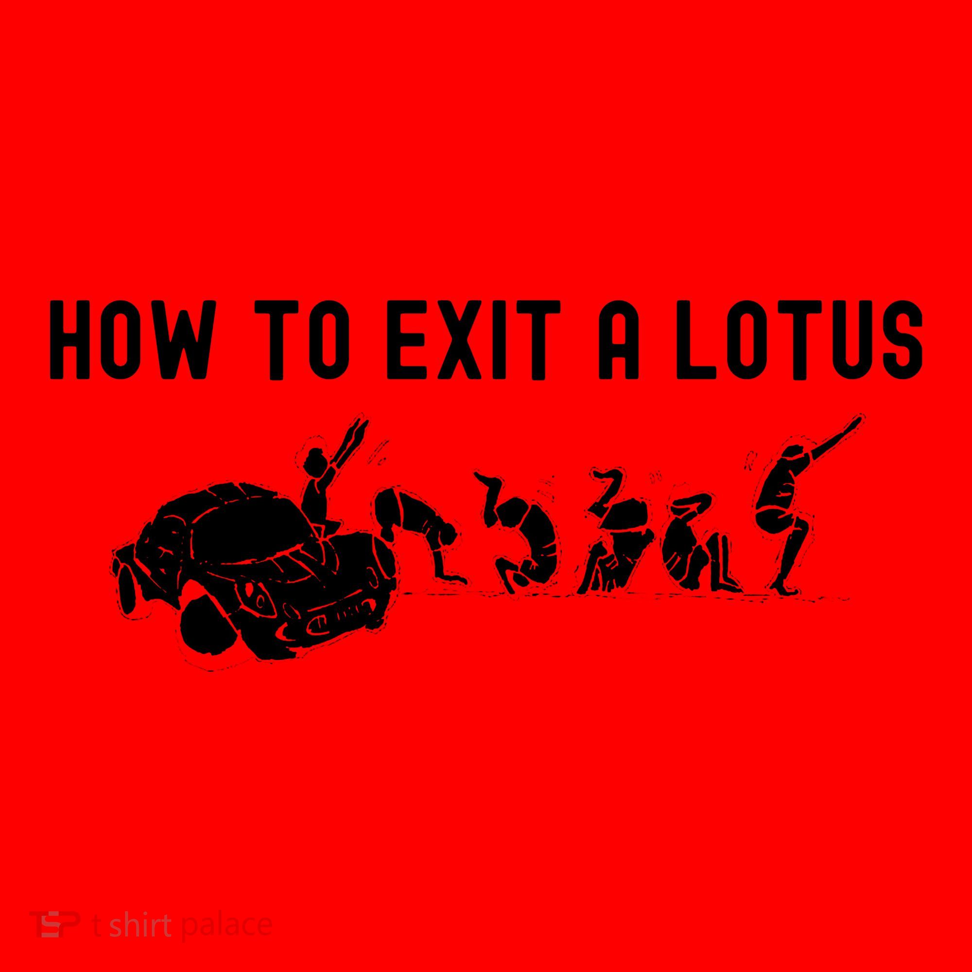 How To Exit A Lotus Racing Car Funny Joke Autocross Drag Gift Santa Hat