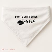 How To Exit A Lotus Racing Car Funny Joke Autocross Drag Gift USA-Made Doggie Bandana thumb 0