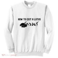 How To Exit A Lotus Racing Car Funny Joke Autocross Drag Gift Sweatshirt thumb 0