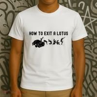 How To Exit A Lotus Racing Car Funny Joke Autocross Drag Gift T-Shirt thumb 3