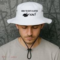 How To Exit A Lotus Racing Car Funny Joke Autocross Drag Gift Bucket Hat thumb 2