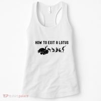 How To Exit A Lotus Racing Car Funny Joke Autocross Drag Gift Women's Tank Top thumb 0
