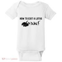 How To Exit A Lotus Racing Car Funny Joke Autocross Drag Gift Baby Bodysuit thumb 0