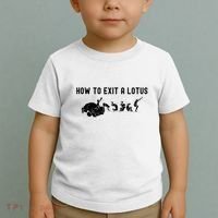 How To Exit A Lotus Racing Car Funny Joke Autocross Drag Gift Toddler T-Shirt thumb 2