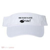 How To Exit A Lotus Racing Car Funny Joke Autocross Drag Gift Visor thumb 0
