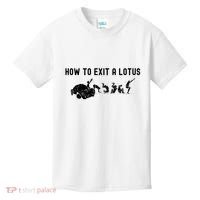 How To Exit A Lotus Racing Car Funny Joke Autocross Drag Gift Kids T-Shirt thumb 0