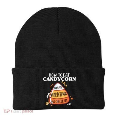 How To Eat Candy Corn Gift Halloween Gift National Candy Corn Day Meaningful Gif Beanie