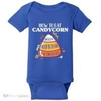 How To Eat Candy Corn Gift Halloween Gift National Candy Corn Day Meaningful Gif Baby Bodysuit thumb 0