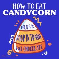 How To Eat Candy Corn Gift Halloween Gift National Candy Corn Day Meaningful Gif Women's T-Shirt thumb 6