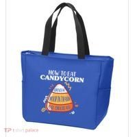 How To Eat Candy Corn Gift Halloween Gift National Candy Corn Day Meaningful Gif Tote Bag thumb 3