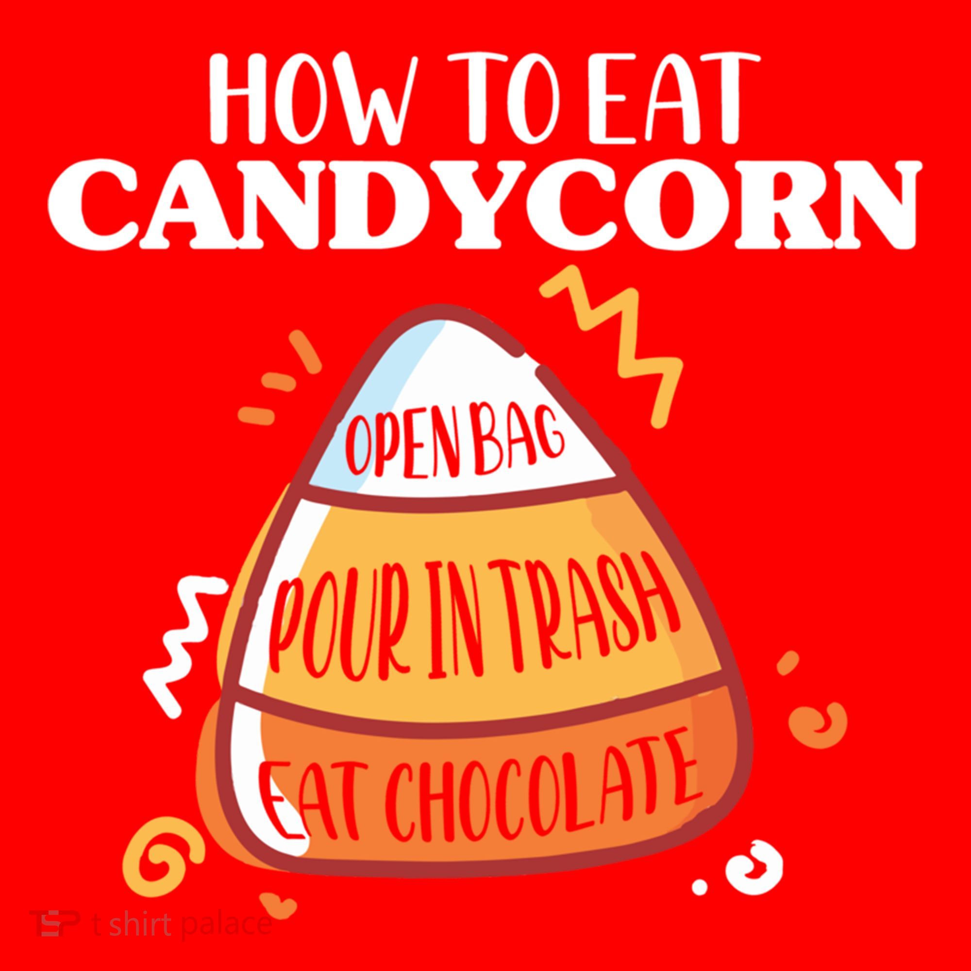 How To Eat Candy Corn Gift Halloween Gift National Candy Corn Day Meaningful Gif Santa Hat