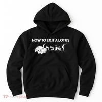 How To Exit A Lotus Racing Car Funny Joke Autocross Drag Gift Hoodie thumb 0