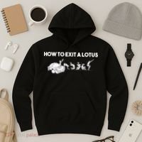 How To Exit A Lotus Racing Car Funny Joke Autocross Drag Gift Hoodie thumb 3