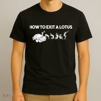 How To Exit A Lotus Racing Car Funny Joke Autocross Drag Gift T-Shirt thumb 3
