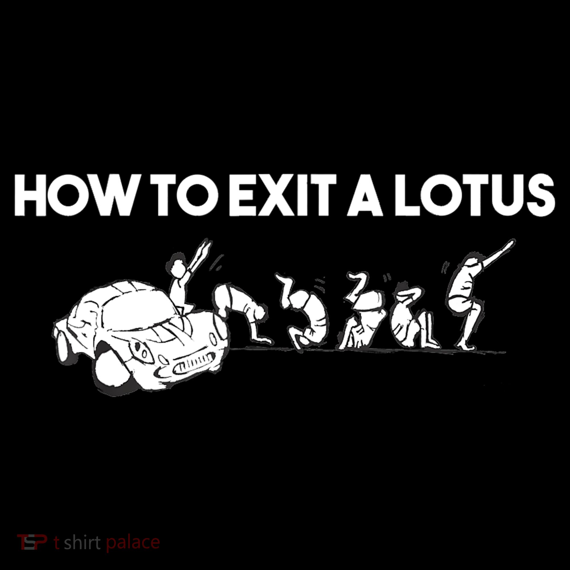 How To Exit A Lotus Racing Car Funny Joke Autocross Drag Gift Women's Hoodie