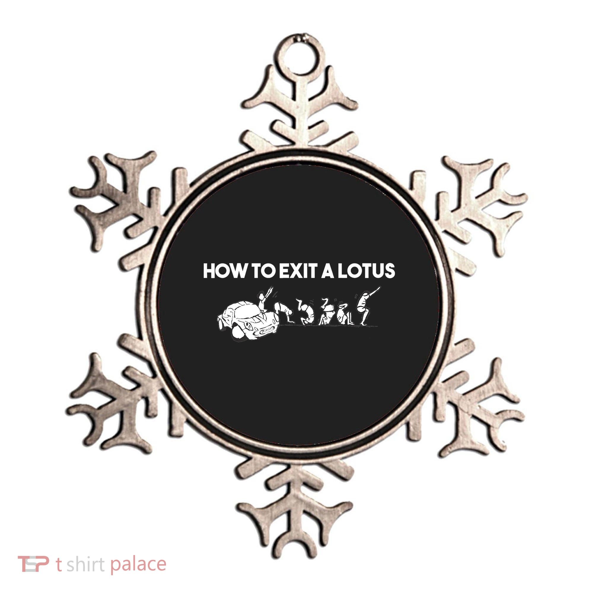 How To Exit A Lotus Racing Car Funny Joke Autocross Drag Gift Ornament