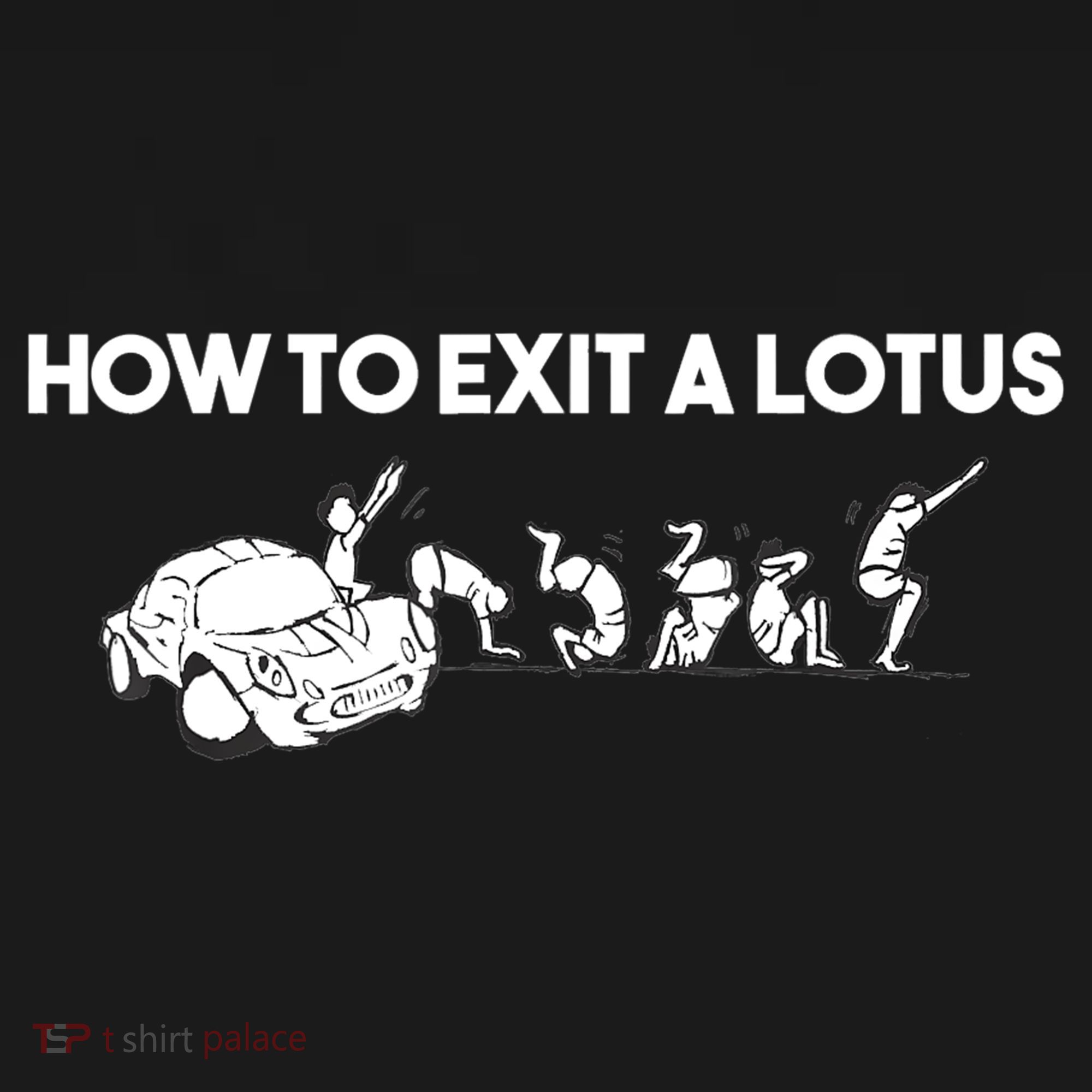 How To Exit A Lotus Racing Car Funny Joke Autocross Drag Gift Baby Bodysuit