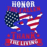 Honor The Fallen Thank The Living Proudly Support Our Troops Gift Kids Sweatshirt thumb 2